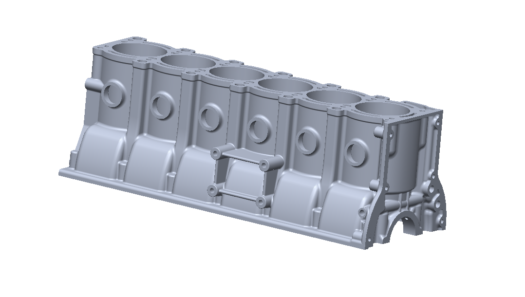 直列式6缸发动机缸体